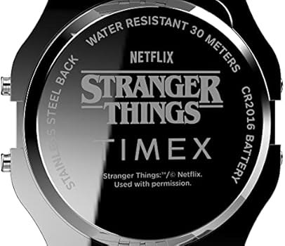 Timex Relógio T80 x Stranger Things de 34 mm - Tom prata e caixa Timex Relógio T80 x Stranger Things de 34 mm - Tom prata e caixa